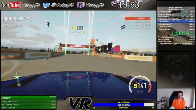 Forza Horizon 2 (Xbox 360) - Any% Speedrun in [3:55:02] [Former WR] смотреть онлайн