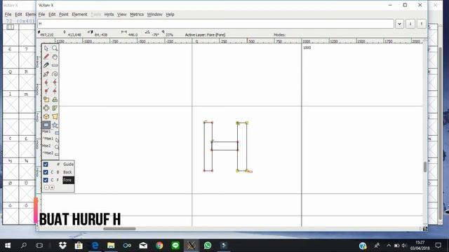 Tutorial FontForge