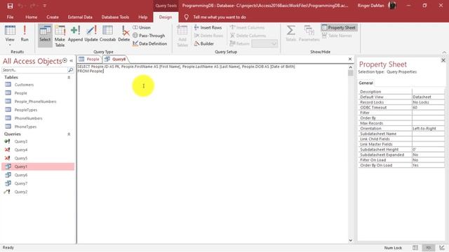 20. Learn Microsoft Access 2016 - How to Alias Columns and Tables In SQL Queries смотреть онлайн