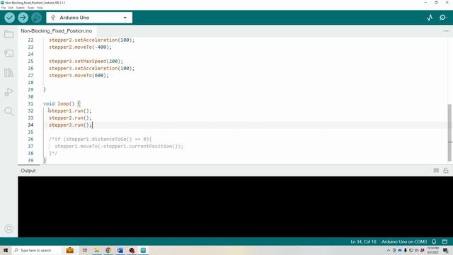 Controlling 3 Stepper Motors with the AccelStepper Library for Arduino смотреть онлайн