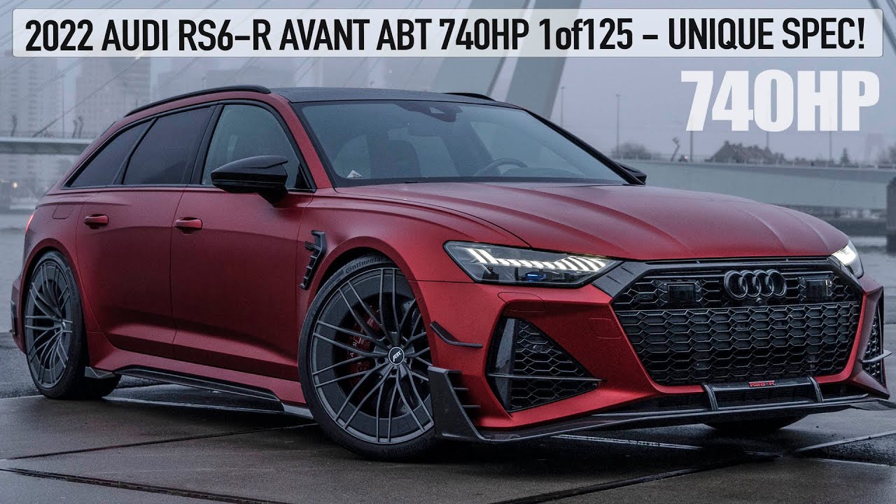 BEAST! 2022 AUDI RS6-R ABT 740HP AVANT - 1of125 LIMITED EDITION - UNIQUE WHEELS смотреть онлайн