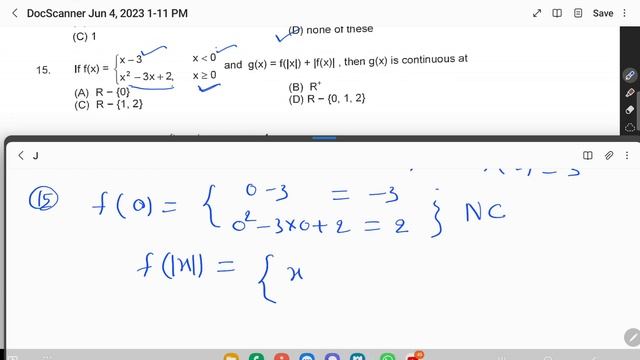 Continuity and Differentiability || IIT JEE || Important JEE question || Perl Education смотреть онлайн