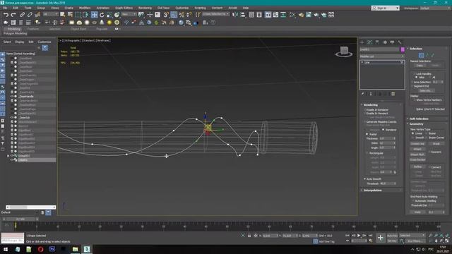 3Ds Max. Моделирование Катаны золотого дракона. Часть 4.2 - верёвка на ножнах. смотреть онлайн