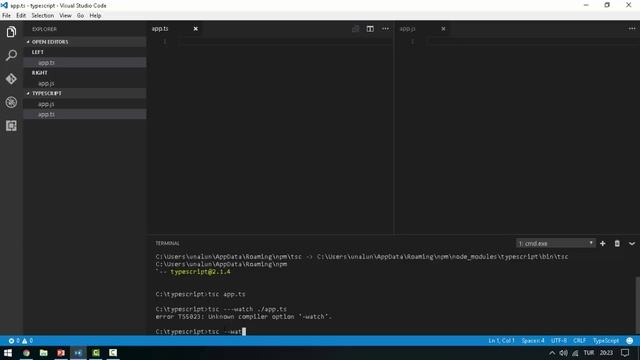 Typescript Setting Up On Windows смотреть онлайн