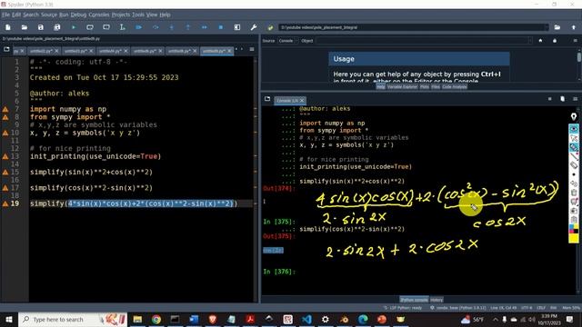 Tutorial on Symbolic Calculations/Computations in Python Using SymPy: Simplify, Factor, and Expand смотреть онлайн