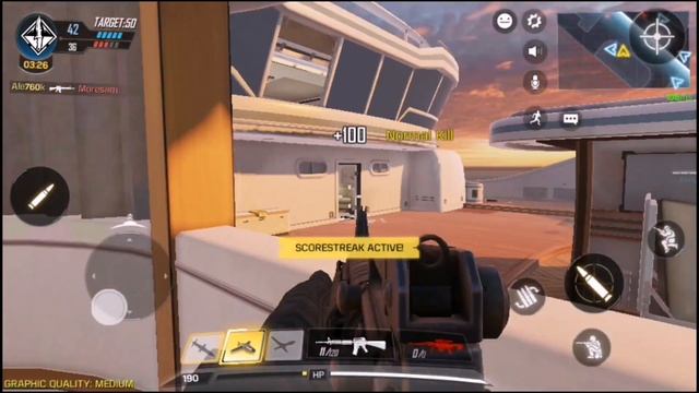 Gameplay Call of duty mobile KIRIN 960 смотреть онлайн