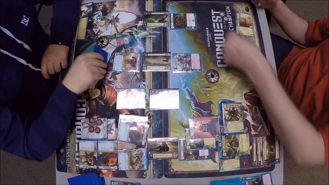 Warhammer 40K: Conquest the Card Game (Aun'shi vs. Eldorath Starbane) смотреть онлайн