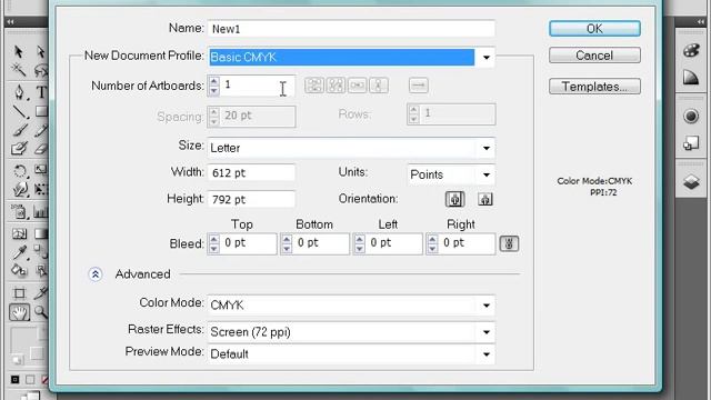 Создание/открытие документов в Adobe Illustrator CS4 (3/39) смотреть онлайн