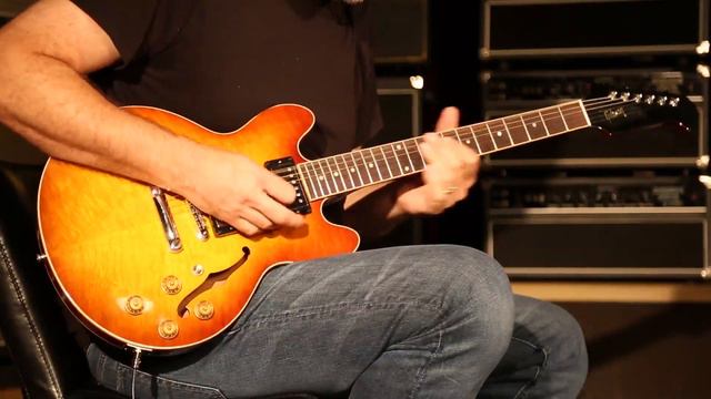 Gibson Custom Shop CS-336 Figured w/Non-Reverse Firebird Neck • SN: CS402303 смотреть онлайн