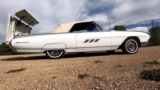 1963 Ford Thunderbird Convertible Top Closing смотреть онлайн