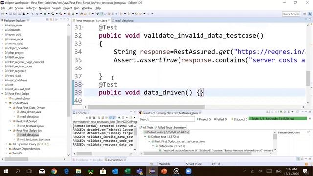 (12) Data Driven | Rest Assured | API Automation | API بالعربى смотреть онлайн
