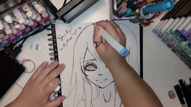 Drawing 392 ♥ Spooky #1 ♥ In My Manga Style ♥ From #SpookyJumpscareMansion ♥ #LunaDrawings смотреть онлайн