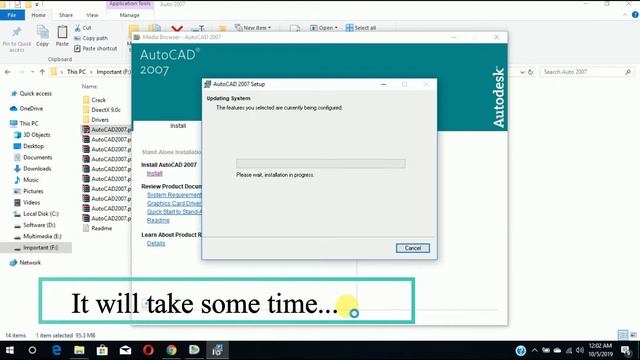 AutoCAD Install 2007 - Part 1 / অটোক্যাড ইনস্টল смотреть онлайн