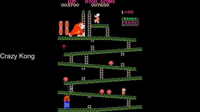 Donkey Kong Look-Alikes, Bootlegs, and Clones | Arcade Game Clones Part 3 смотреть онлайн