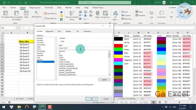 8 Thủ thuật định dạng cell nâng cao siêu hay trong Excel смотреть онлайн