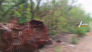 Подрыв разведотделения ВСУ на мине.