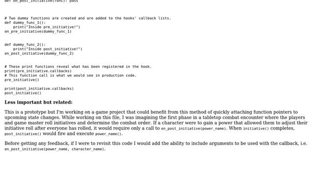 Code Review: Hooking with Python3 Decorators смотреть онлайн
