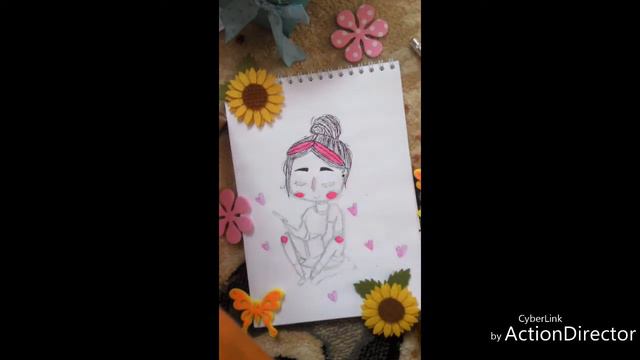 НОВЫЙ РИСУНОК|опять срисовка|ФАНТАЗИЯ ТЫ ГДЕ??? смотреть онлайн