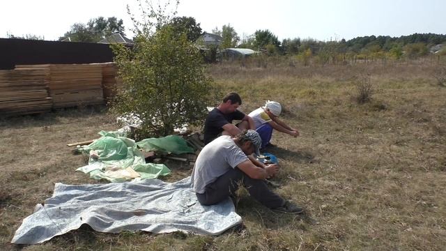 16. Разобрали внутреннюю часть опалубки и разровняли грунт смотреть онлайн