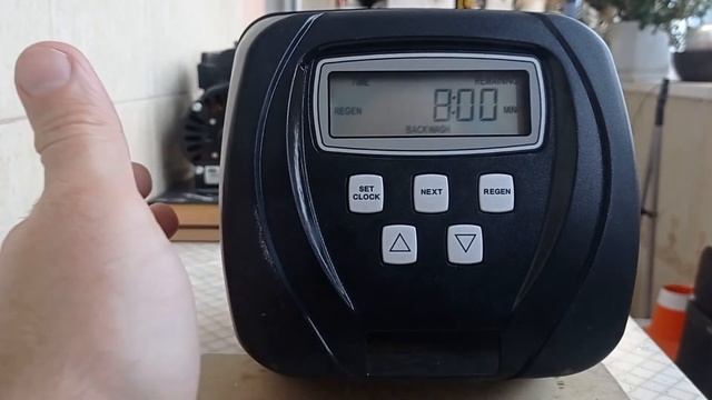 Как сделать принудительную промывку клапана CLACK WS1 CI и настроить часы смотреть онлайн