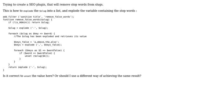 Wordpress: How to remove certain words from url slug? смотреть онлайн