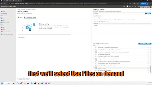 How to configure OneDrive using Microsoft Intune смотреть онлайн