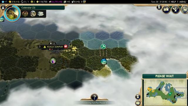 Part 1: Let's Play Civilization 5, Brave New World, Deity China смотреть онлайн