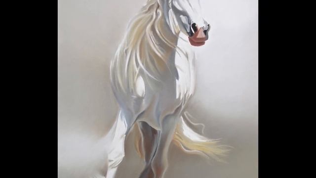 MAGIC ART: Horses with pastel. GALLERY. Лошади нарисованные пастелью #art #ekaterinalazarenko смотреть онлайн