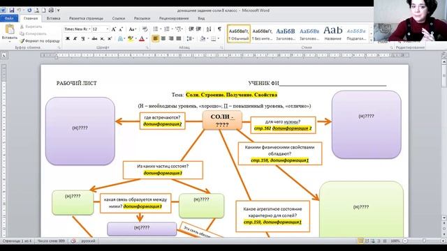 Получение солей Инструкция по домашнему заданию смотреть онлайн