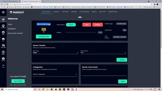 Free Minecraft Server - Minehut Setup, Operator [CHECK PINNED COMMENT] And Whitelist