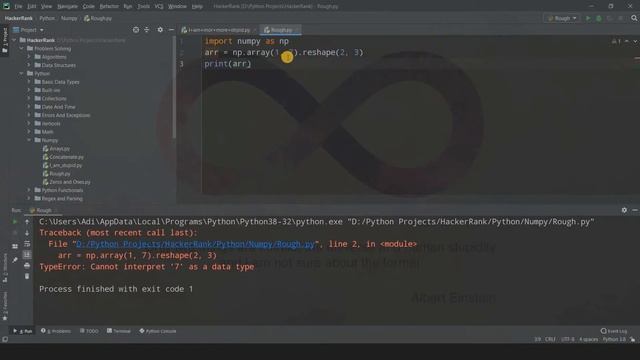 TRANSPOSE | FUNCTION, METHOD, ATTRIBUTE | ARRAYY MANIPULATION | PYTHON NUMPY TUTORIAL смотреть онлайн