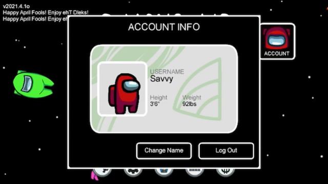 Something went wrong creating your account! In Among Us смотреть онлайн