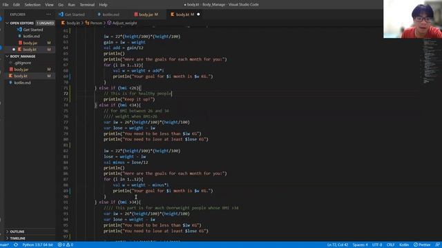 Body Manage (Kotlin) by Brigham Chen смотреть онлайн