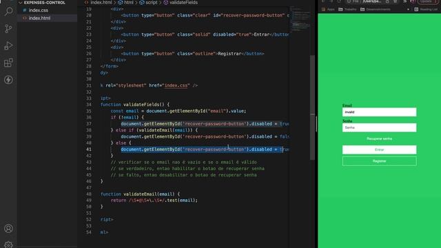 Validação da página de Login com Javascript - #04 смотреть онлайн