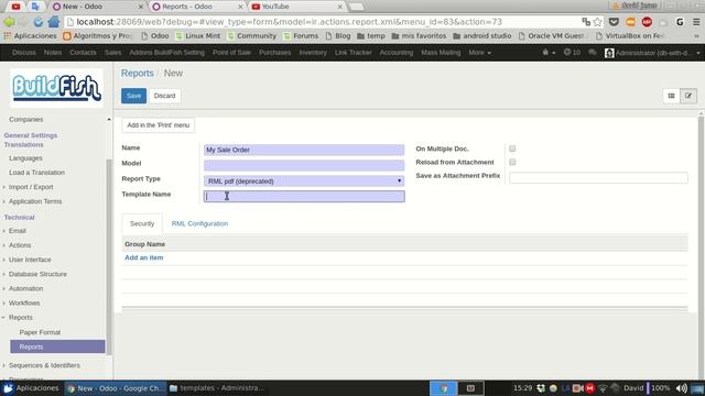 Template Open Document Report смотреть онлайн