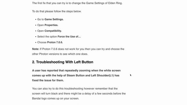 How to Fix Elden Ring Steam Deck White Screen смотреть онлайн