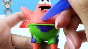 Страшный ПАТРИК ➤ игра Patrick.ЕХЕ, друг ГУБКА БОБ Spongebob. Лепим фигурки из пластилина с Лепка О