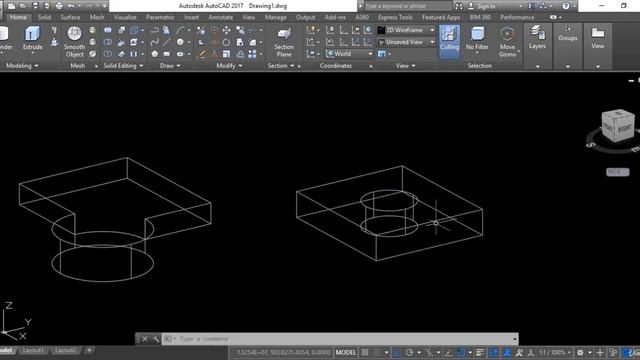 AUTODESK AUTOCAD CIVIL ENGINEERING SOFTWARE 106. Union And Subtract In 3D смотреть онлайн