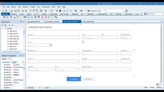 Cadastro de Clientes (CRUD) no Delphi utilizando Classes #01 - Sistema Completo Delphi VCL - Aula#2 смотреть онлайн