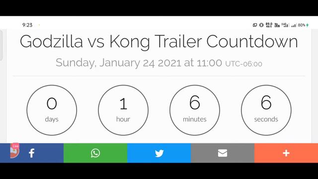Godzilla Vs Kong Trailer Live countdown смотреть онлайн