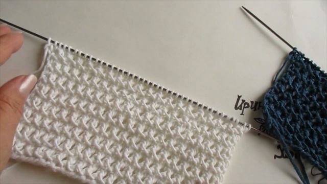 Креативно! Просто! Быстро! Стильный и восхитительный структурный ажурный узор спицами ? смотреть онлайн