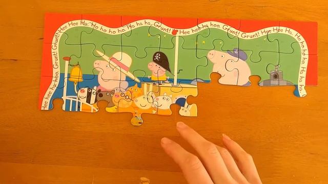 Peppa Pig Ravensburger Puzzle For Kids Sailing The Boat: Grandpa And Grandma Pig Adventure Jigsaw смотреть онлайн