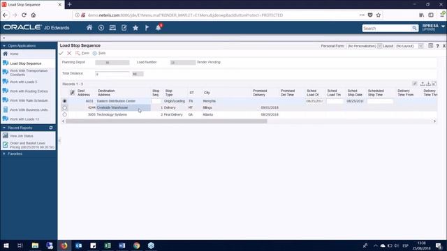 JD Edwards 9.2 - Last mile Logistics смотреть онлайн