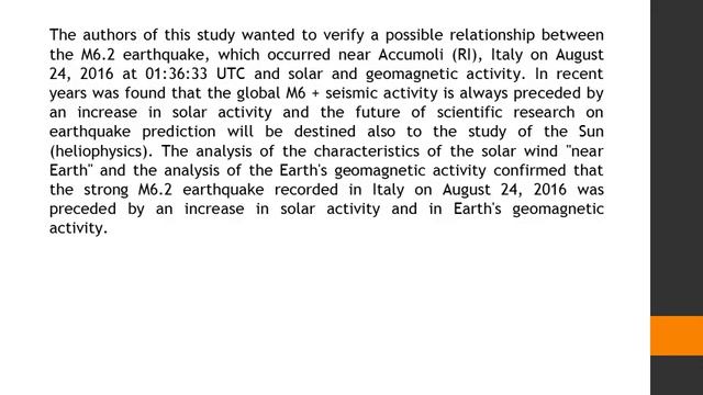 SELF VLF ELECTROMAGNETIC SIGNALS AND SOLAR WIND PROTON DENSITY VARIATIONS THAT PRECEDED THE M6 2 CE смотреть онлайн
