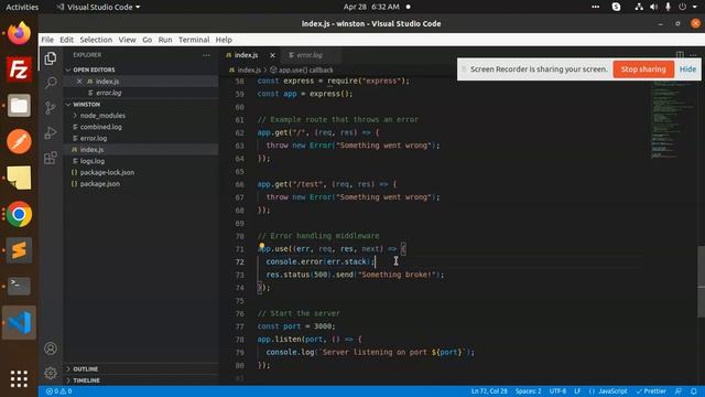 Express NodeJS Tutorial in Hindi #21 Error handling and debugging with Express.js смотреть онлайн