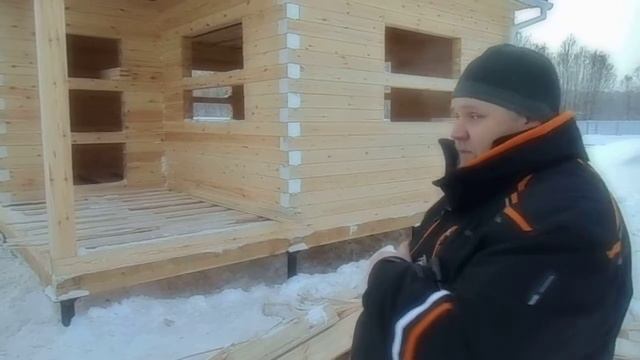 Молчаново, Дом 6х6 с мансардой и балконом смотреть онлайн