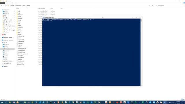 Installing Laravel with Docker on Windows 10 смотреть онлайн