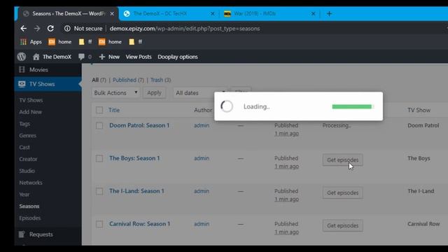 How Add Movies And TV Shows In DooPlay Theme | Import Movies & TV Shows details from IMDB+Dbmovies смотреть онлайн