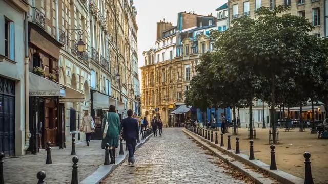 Площадь Дофина | Остров Сите. Достопримечательности Парижа смотреть онлайн