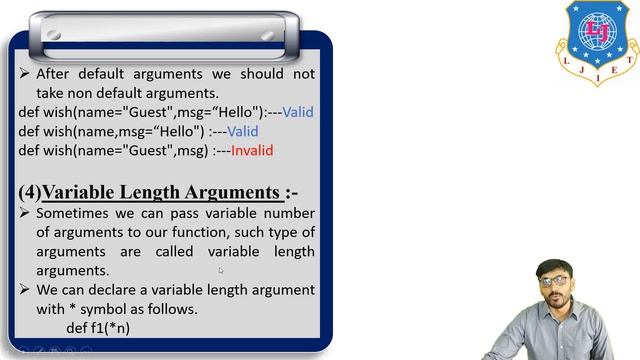Lec-18_Function arguments | Python Programming | First Year Engineering смотреть онлайн
